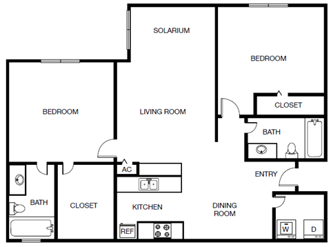 Two Bedroom Two Bath